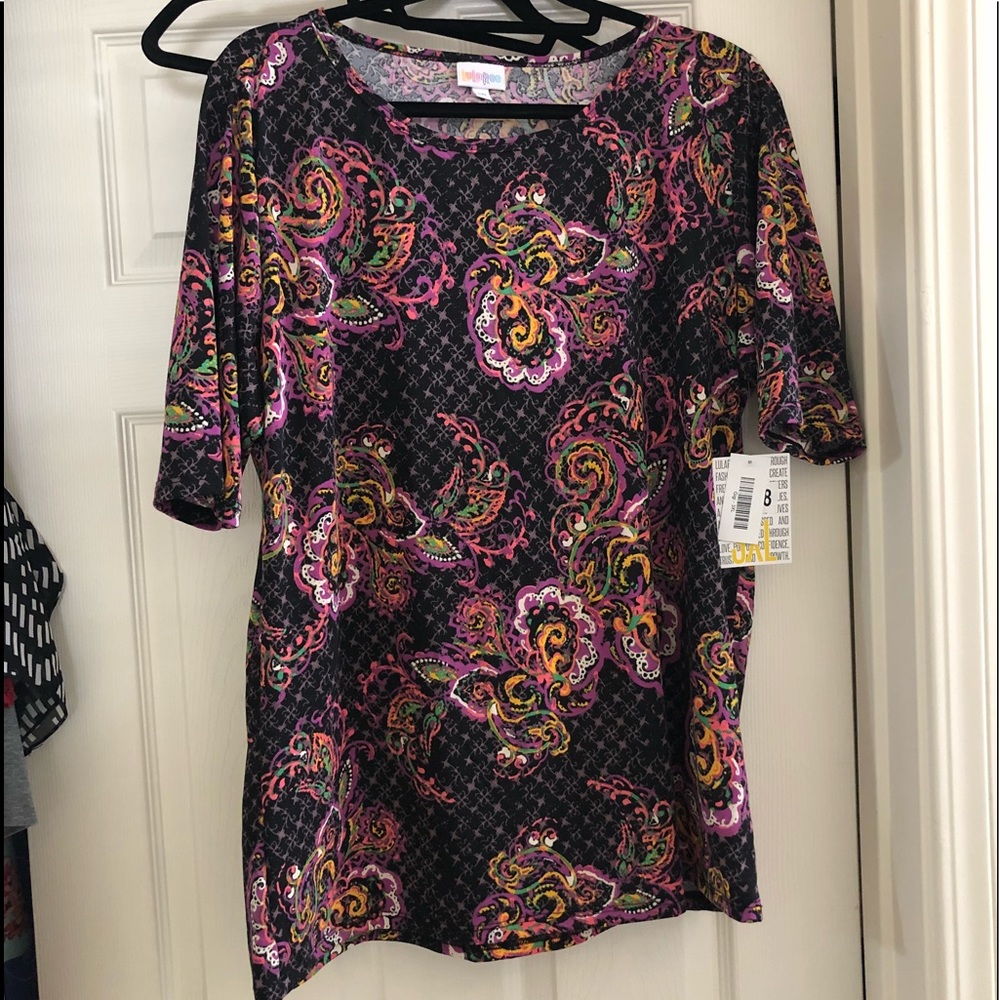 NEW Lularoe Gigi shirt Paisley 3XL